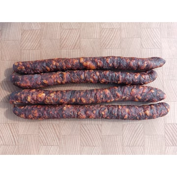 Füstölt kolbász bivalyhússal paprikásan 7750 Ft/kg